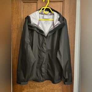 L.L. Bean Black Raincoat